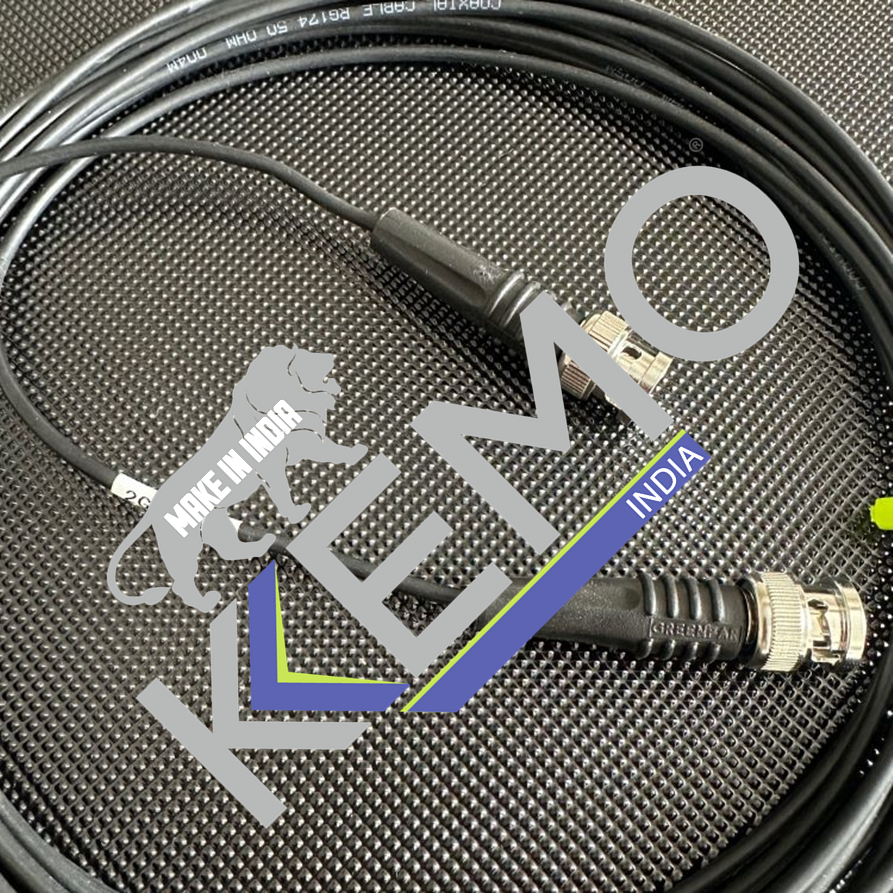 Kemo 2G2-100 - 10m RG174 lightweight BNC cable assembly